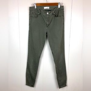 LOFT Green High Rise Skinny Legging size 6